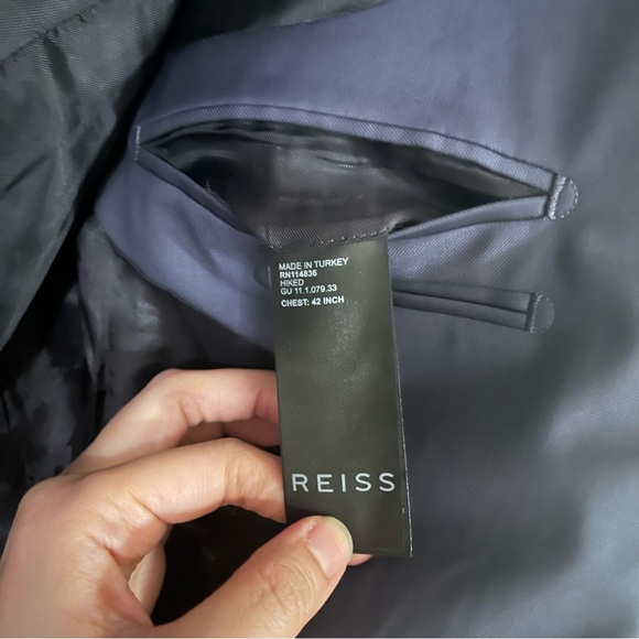 Brand New Reiss Single Breast Blazer Jacket US 42 $625 - Picture 9 of 10